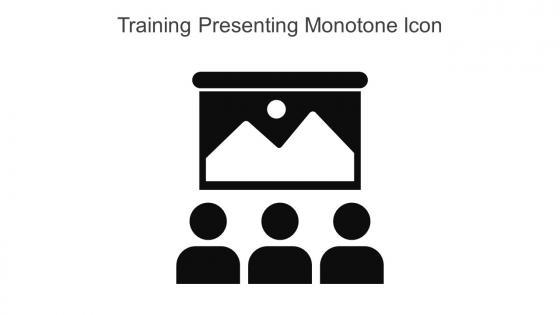 Training Presenting Monotone Icon In Powerpoint Pptx Png And Editable Eps Format