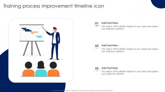 Training Process Improvement Timeline Icon