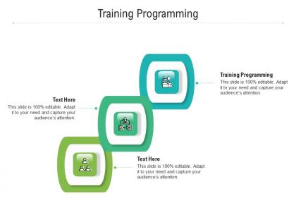Training programming ppt powerpoint presentation icon clipart images cpb