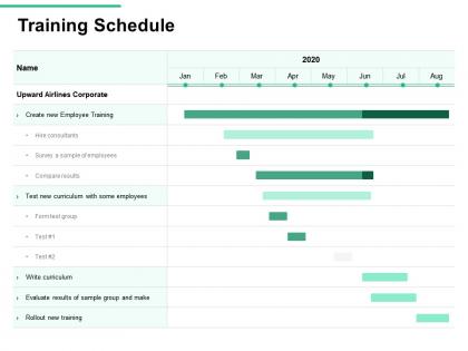 Training schedule hire consultants ppt powerpoint presentation background designs