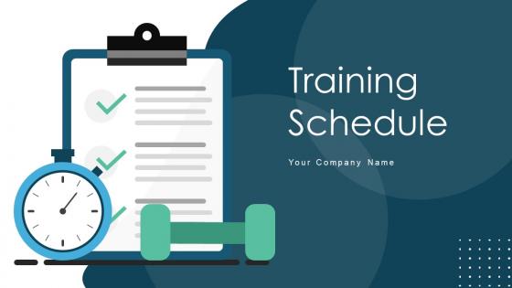 Training Schedule Powerpoint Ppt Template Bundles