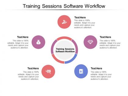 Training sessions software workflow ppt powerpoint presentation styles ideas cpb