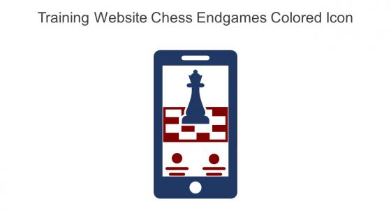 Training Website Chess Endgames Colored Icon In Powerpoint Pptx Png And Editable Eps Format