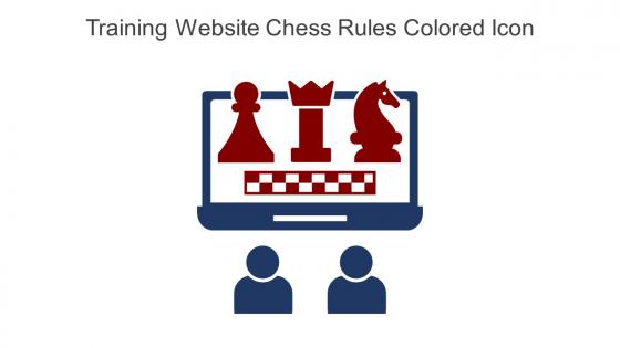 Training Website Chess Rules Colored Icon In Powerpoint Pptx Png And Editable Eps Format