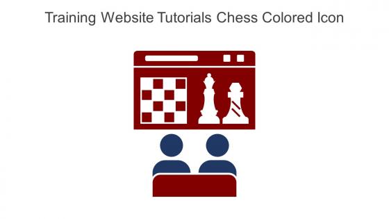 Training Website Tutorials Chess Colored Icon In Powerpoint Pptx Png And Editable Eps Format