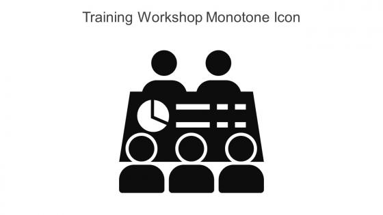 Training Workshop Monotone Icon In Powerpoint Pptx Png And Editable Eps Format