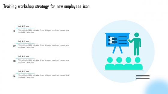 Training Workshop Strategy For New Employees Icon