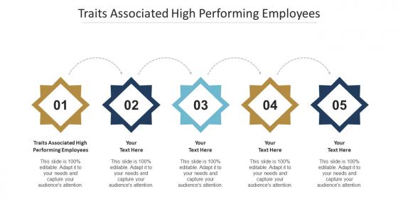 Traits Associated High Performing Employees Ppt Powerpoint Presentation Portfolio Cpb
