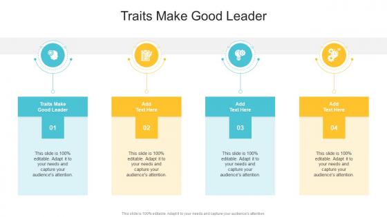 Traits Make Good Leader In Powerpoint And Google Slides Cpb