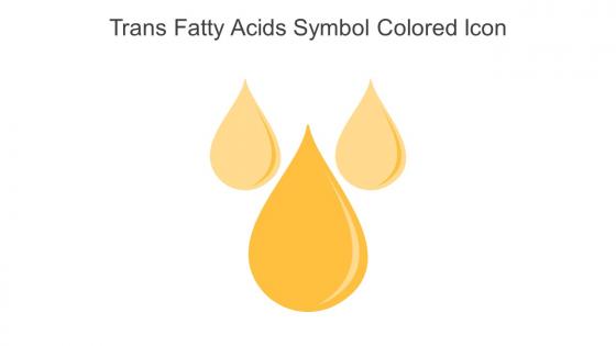 Trans Fatty Acids Symbol Colored Icon In Powerpoint Pptx Png And Editable Eps Format