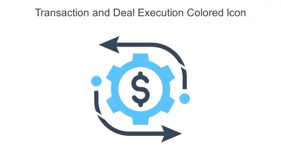 Transaction And Deal Execution Colored Icon In Powerpoint Pptx Png And Editable Eps Format