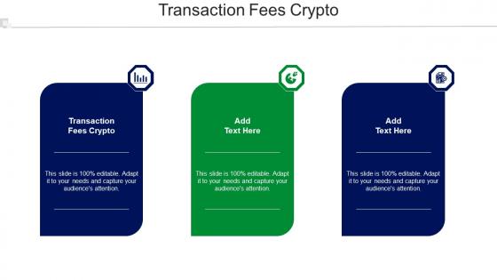 Transaction Fees Crypto Ppt Powerpoint Presentation Professional Display Cpb