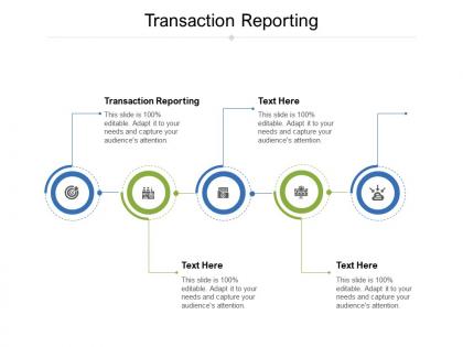 Transaction reporting ppt powerpoint presentation ideas structure cpb