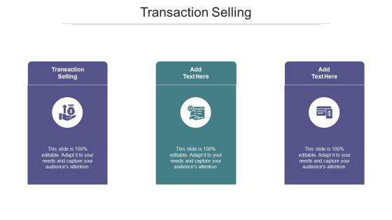 Transaction Selling Ppt Powerpoint Presentation Model File Formats Cpb