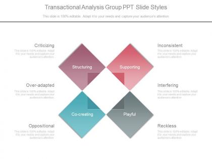 Transactional analysis group ppt slide styles