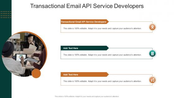 Transactional Email API Service Developers In Powerpoint And Google Slides Cpb