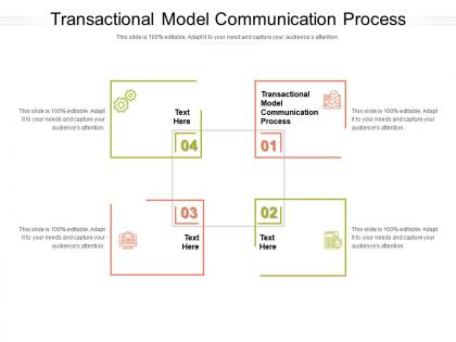 Transactional model communication process ppt powerpoint presentation layouts graphics tutorials cpb