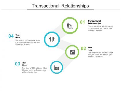 Transactional relationships ppt powerpoint presentation slides smartart cpb