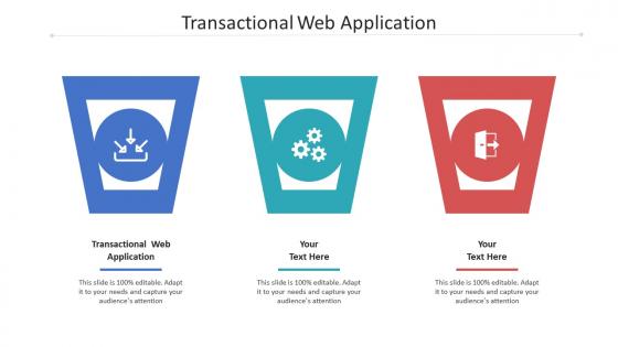 Transactional web application ppt powerpoint presentation visual aids infographics cpb
