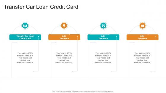 Transfer Car Loan Credit Card In Powerpoint And Google Slides Cpb