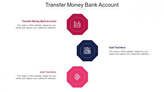 Transfer Money Bank Account Ppt Powerpoint Presentation Outline Slide Portrait Cpb