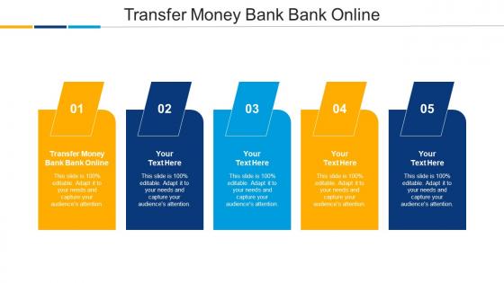 Transfer Money Bank Bank Online Ppt Powerpoint Presentation Layouts Vector Cpb