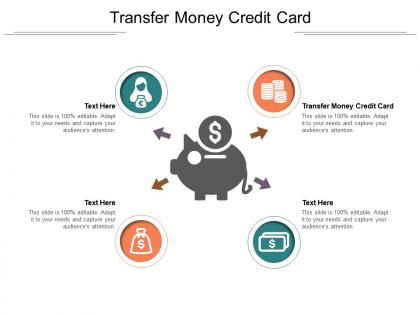 Transfer money credit card ppt powerpoint presentation professional icons cpb