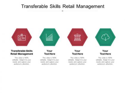 Transferable skills retail management ppt powerpoint presentation inspiration professional cpb