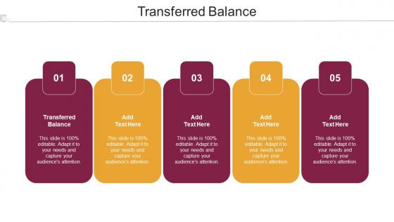 Transferred Balance Ppt Powerpoint Presentation Styles Information Cpb