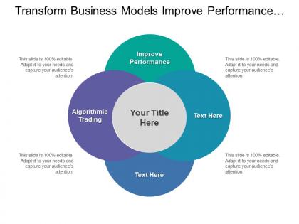 Transform business models improve performance algorithmic trading dynamic pricing