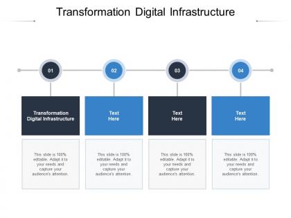 Transformation digital infrastructure ppt powerpoint presentation ideas examples cpb