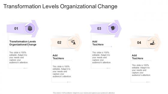 Transformation Levels Organizational Change In Powerpoint And Google Slides Cpb