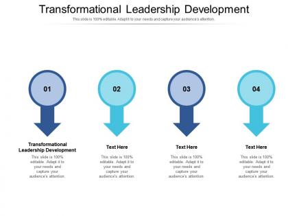 Transformational leadership development ppt powerpoint presentation icon examples cpb