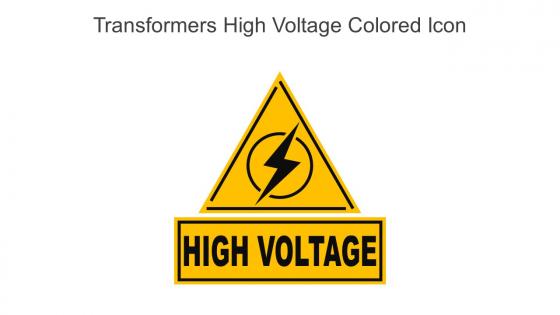 Transformers High Voltage Colored Icon In Powerpoint Pptx Png And Editable Eps Format