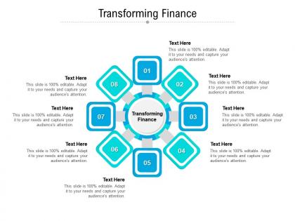 Transforming finance ppt powerpoint presentation professional information cpb