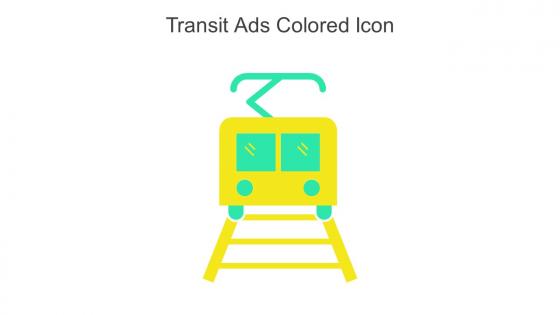 Transit Ads Colored Icon In Powerpoint Pptx Png And Editable Eps Format