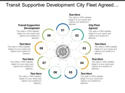 Transit supportive development city fleet agreed compact development