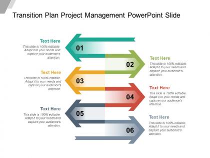 Transition plan project management powerpoint slide