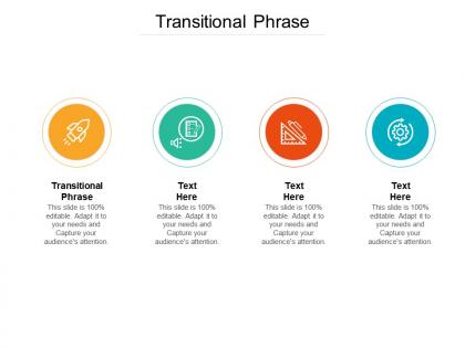 Transitional phrase ppt powerpoint presentation model objects cpb