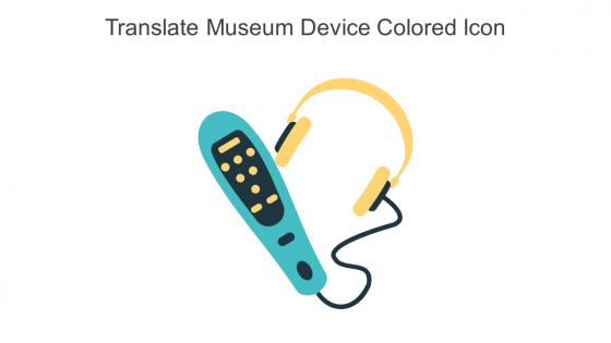 Translate Museum Device Colored Icon In Powerpoint Pptx Png And Editable Eps Format
