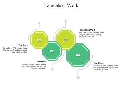 Translation work ppt powerpoint presentation show outline cpb