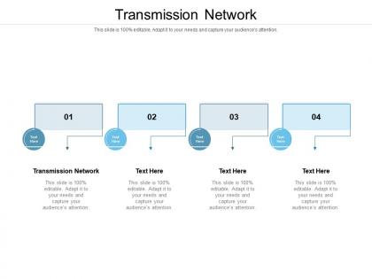 Transmission network ppt powerpoint presentation inspiration elements cpb