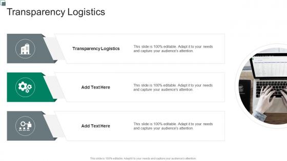 Transparency Logistics In Powerpoint And Google Slides Cpb