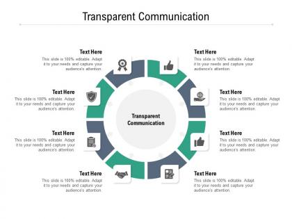 Transparent communication ppt powerpoint presentation icon backgrounds cpb