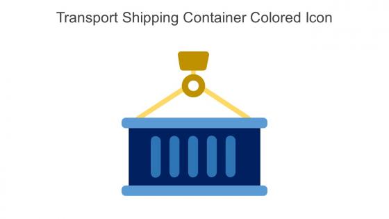 Transport Shipping Container Colored Icon In Powerpoint Pptx Png And Editable Eps Format