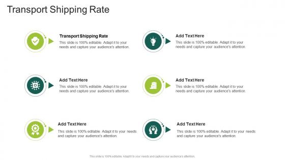 Transport Shipping Rate In Powerpoint And Google Slides Cpb
