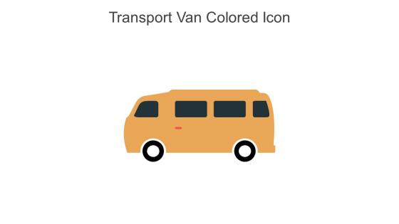 Transport Van Colored Icon In Powerpoint Pptx Png And Editable Eps Format