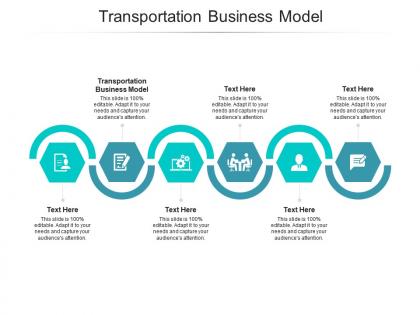 Transportation business model ppt powerpoint presentation professional skills cpb
