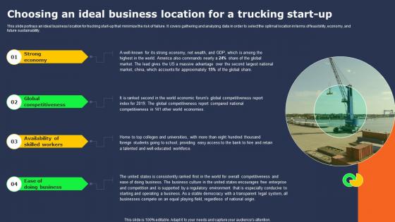 Transportation Industry Business Choosing An Ideal Business Location For A Trucking Start BP SS