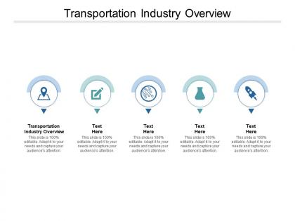 Transportation industry overview ppt powerpoint presentation portfolio example file cpb